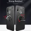 Magnetic Ring Stand Telefon Väska för Xiaomi MI 8 6 6x 5x MAX 2 3 MIX 2S Anti-Drop Protection Full Cover Car Holder Case
