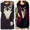 Christmas Day Family Matching Outfits Mother And Daughter Matching Clothes Long Sleeve Christmas Deer Head Dress Mom Baby Christmas Dresses