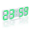 Modern Digital Wall Clocks LED Table Clock Colorful Watches 24 or 12-Hour Display Alarm Snooze Alarm Clock Home Room Decor