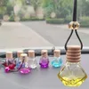 Essence Oil Bottle Diamond Hanging Car Perfume Bottles Steam Car Accessories Bottle Empty Bottle fast shipping F20172830