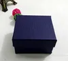 8.8 cm * 8.2 cm * 5.5 cm İzle kutuları Nonwoven ile mavi siyah kırmızı kağıt kare İzle vaka yastıklar takı ekran kutusu saklama kutusu