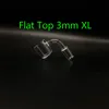 DHL Gratuit !! 3mm XL Flat Top Quartz Banger Clous 10mm 14mm 18mm Mâle Femelle Joint 45 90 degrés Pour Verre Bongs Dab Rigs
