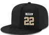 Cappelli di snapback Personalizzato qualsiasi numero di nome giocatore n. 9 Brees Saints Personalizzati TUTTI I tappi di squadra Accetta logo o nome di ricamo piatto personalizzato