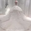 Vestido De Noiva vestido de baile vestidos de casamento 2019 Off The Shoulder Catedral Train Lace apliques vestido de noiva para igreja Custom Made