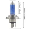 2X 12V 55W 60W H4 P43T Halogenlampen Xenon-Glühlampen für Auto Ersatz 4300k1784860