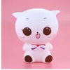 Komik Squishy Kitty Kedi Bebek Yavaş Yükselen Yumuşak Pinch Strestreliever Çocuk Oyuncak Telefon Charm Cep Telefonu Sapanlar Oyuncak Dekorasyon