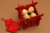 Фонарь Китайский Красный Деревянный Лазерная Резка Свадебные Конфеты Коробка Для Душа Невесты Двойного Счастья Свадебные Коробки Пользу lin4182