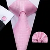 10 Styles 8.5cm men silk ties fashion for Men Classic Silk Hanky Cufflinks Jacquard Woven Wholesale weeding business party free shipping