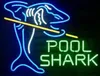 Havuz Köpekbalığı Esnek Halat Cam Tüp Neon Işık Tabelası Ev Bira Barı Pub Rekreasyon Odası Oyunları Işıklar Cam Cam Duvar İşaretleri 24 20 inche323b
