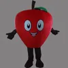 2018 Hot Sale Eva Material Red Apple Mascot Kostym Frukttecknad Apparel Annons