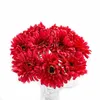 Kunstbloem met 9 kleuren optie Gerbera Fake Zijde bloemen Kleurrijk voor verjaardag Bruiloft Woondecoratie