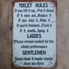 Warning No Stupid People Toilet Kitchen Bathroom Family Rules Bar Pub Cafe Home restaurant Decoratio Vintage Tin Signs Retro Metal tinSign