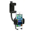 Showkoo 360 Degree Holder Car Auto Rearview Mirror Mount Cell Phone Holder Bracket Stand For Samsung For iPhone Mobile Phone GPS