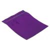 10x15 cm Matte Purple Zipper Lock Aluminum Clear Packaging Bags Mylar Foil Zipper Translucent Long Term Food Storage Package Pouches