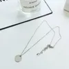 Punk Silver Gold Color Coin Necklace Dainty Disc Pendant Necklace Minimalist Gold Coin Layering Everyday Jewelry2555037