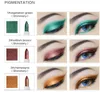 10 Renkler / set Güzellik Kozmetik Glitter Göz Farı Kalem su geçirmez Renkli Makyaj Kalem Eyeliner Glitter Dudak Eyeliner Pencil ücretsiz gönderim