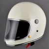 Casco de motocicleta de cara completa Vintage para moto de cross Cafe racer casco mocular fresco personalizado motocross ciclismo capacete chopper cruiser