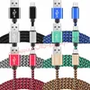 Quick charging cord type c Micro usb Cables 1m 2m 3m Thicker braided cable for samsung s8 s9 s10 note 10 htc lg android phone