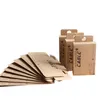 Scatola di imballaggio di carta su misura da 100 pezzi per cavo USB Scatola di pacchetto universale all'ingrosso per la linea di ricarica della linea dati