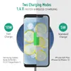 빠른 무선 충전기, Wofalo 10W Jean 패브릭 Qi 무선 충전기 빠른 충전 패드 아이폰 x / iphone 8 / 8 Plus, Samsung Gal