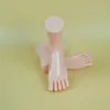 Free Shipping 2016 New Arrival One Pair Five Fingers Plastic Mannequin Manikin Foot For Sock Display