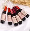 Nuovo arrivo Bottiglia di vino rosso Tinta labbra opaca Lucidalabbra Impermeabile Lucidalabbra a lunga durata Idratare Tinta labbra Rossetto liquido cosmetico 6 colori