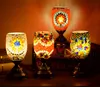 Средиземноморский романтический ретро стиль бар кабинет настольная лампа Турция мозаика лампа