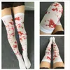 Halloween Sexy résille Festival infirmière bas femmes câble Extra longue botte fête genou chaussettes décoration femmes fille bas