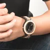 2019 Nieuwe Bobo Bird Luxury Highquality Men039s Kijk houten horloge ebony mahonie dennenhout twocolor houten mode vrije tijd qua9153184