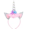 Unicorn hoop children's cat ear hoop Halloween party ornament hair charm hair L589