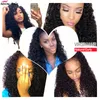 Ishow 10a Brasiliansk Kinky Curly With Lace Closure Malaysian Peruvian Human Hace Weave 3bundles Deals för Women Girls All Ages Natural Black Color 8-28Inch