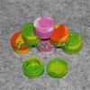 3 ml 5 ml 7 ml 22 ml Vaso in silicone antiaderente Dab Wax Contenitori per vasetti in silicone Custodia concentrata