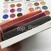 En stock 9 couleurs Fard à paupières Cosmétiques 4 Styles Palette de fard à paupières en poudre pressée Bronze Bourgogne Violet bleu miel Maquillage Fa8505839