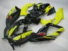 SUZUKI GSXR600 용 오토바이 페어링 키트 GSXR750 2008 2009 2010 옐로 블랙 페어링 GSXR 600 750 08 09 10 사출 성형 CY12