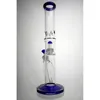 Tall Glass Bong Straight Glass Tube Bong Water Pipe 16 '' Showerhead Perc Dome Heady Water Bong Bubbler Rökning Pipe Bong tjock