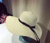 3 couleurs grands chapeaux de disquette chapeau de paille pliable Boho chapeaux à large bord chapeau de plage d'été pour dame tasses de protection solaire chapeaux de soleil en plein air 10 pcs2020393