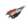 18m 6 pés de alta qualidade Cabo Svideo 3 RCA AV CORD CABE PARA N64 SNES GAMECUBE NGC DHL FedEx EMS Ship9857932