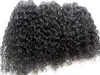 Brasilianische Jungfrau-Remy-Haar-lockiges Haar-Schuss-menschliches Baby-weiche Haar-Erweiterungen unverarbeitete natürliche schwarze Farbe