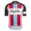 Rapha 팀 남성용 짧은 소매 사이클링 저지로드 레이싱 셔츠 자전거 탑스 여름 통기성 야외 스포츠 Maillot S210050705