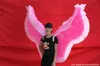 カスタマイズされた大型の結婚式の誕生日パーティーデコの小道具かわいいピンクの天使の翼ホワイトフェアリーウィングダンス製品送料無料