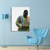 The Notorious B I G - Biggie Smalls US Rapper Art Canvas Poster Modern HD Print Oil Painting Wall Art Painting Picture Poster For 244D