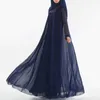 Moda Muzułmańska sukienka Abaya Odzież islamska dla kobiet Malezja Jilbab Djellaba Robe Musulane Turecki Baju Kimono Kaftan Tunika