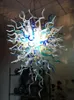 モダンな新しいランプハンドグラスシャンデリアカスタムカラーアートガラスシャンデリア家装飾用のペンダント照明