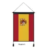 Decoration National flag hanging painting decorative painting football team cotton linen painting world competition cup bar tapestry