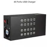 Station de chargeur de bureau USB multi-ports rapide 20 40 60 pour tablette iPad iPhone samsung mobile noir prise US UK EU