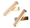 220v LED acrylic wall lamp modern minimalist creative bedroom bedside aisle walls lamps reading log rotating wall light