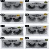 Hot Nieuwe 3D Mink Eyelashes Eyelashes Messy False Eye Lash Extension 12-styles Sexy Wimper Volledige Strip Eye Washes door chemische vezel dik