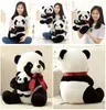 25 cm 30 cm ny stil fader panda plysch leksak barn mjuk liten fylld djur plysch docktecknad björn leksaker la0818558680