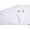 Neuheit Taste Männliche Weiße Bluse Flut Zweireiher Hübscher Mann Hemd Männer Business Casual Stil Dünne Blusa Büro Arbeit tragen