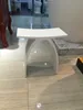 Bathroom Stool Modern Curved Design Furniture Bench Seat Acrylic Solid Surface Stone Chair 0102